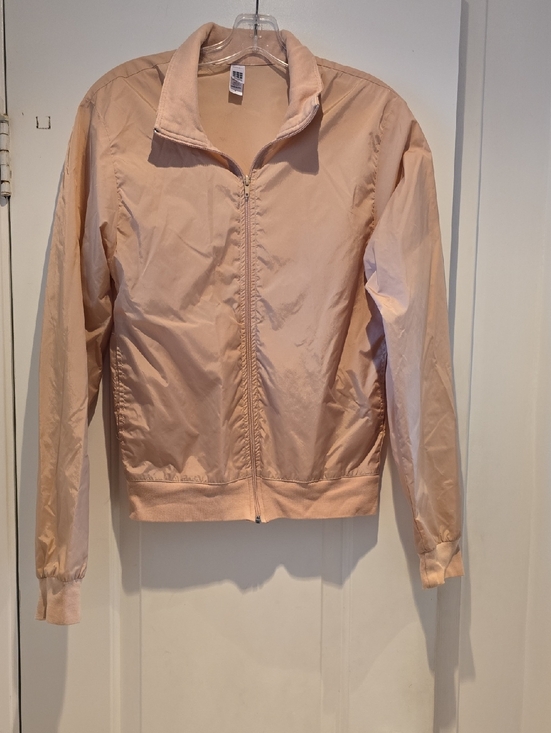 American Apparel Jackets & Blazers - Standart American  Cream  Zip-Up Bomber Jacket S